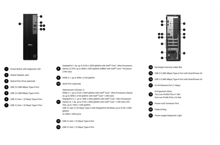 DELL Pro Slim Core i7 16GB 512GB W11P
