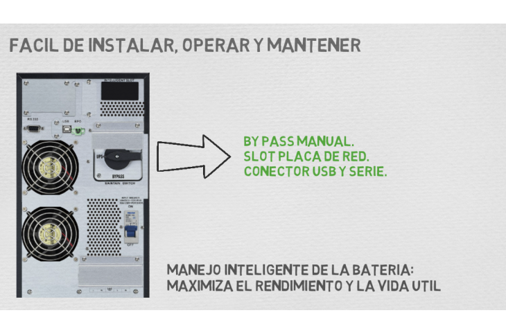 APC UPS EASY ON LINE SRV6KI (6000W)